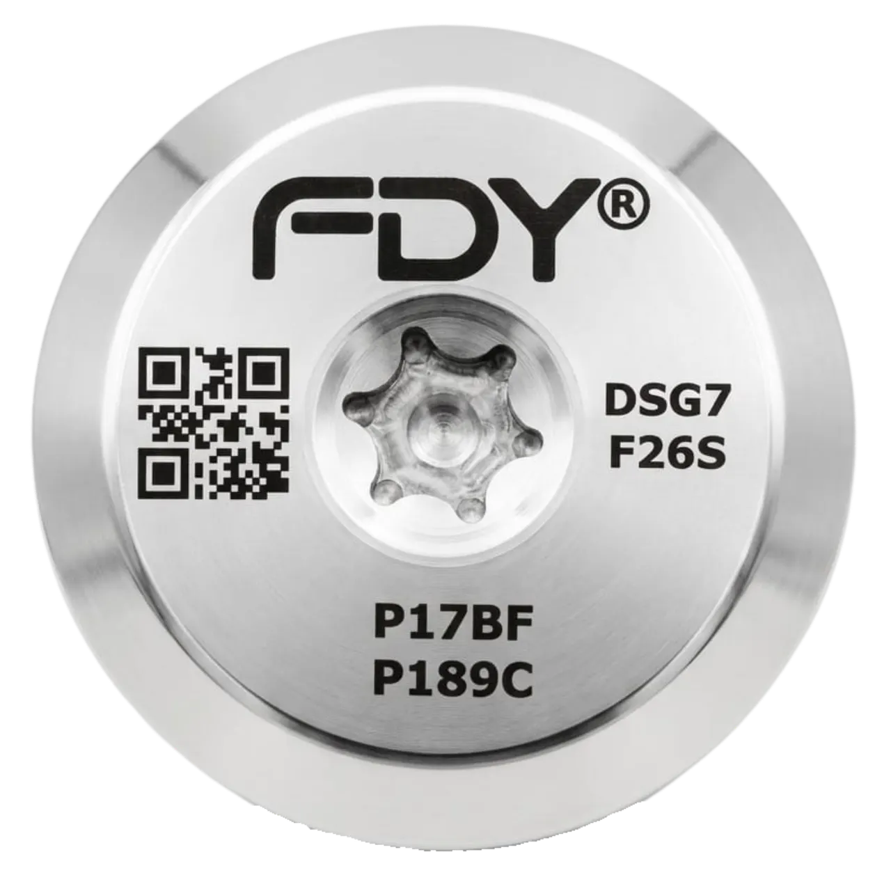 Parte superiore dell'accumulatore di pressione rinforzato FDY per DSG 7, con le marcature dei codici errore P17BF e P189C